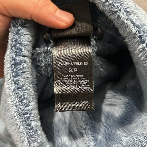 The North Face Jacket Womens Small Blue Full Zip Osito Furry Mock Neck Fleece - Picture 9 of 10